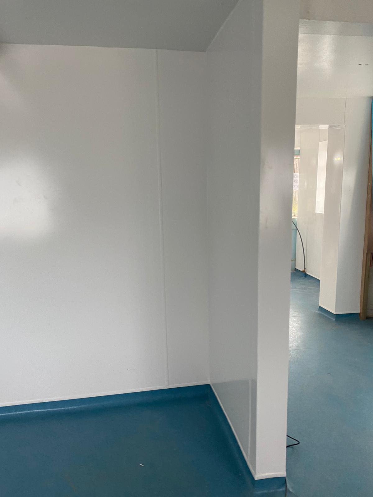 Finished surface for Hygienic flooring