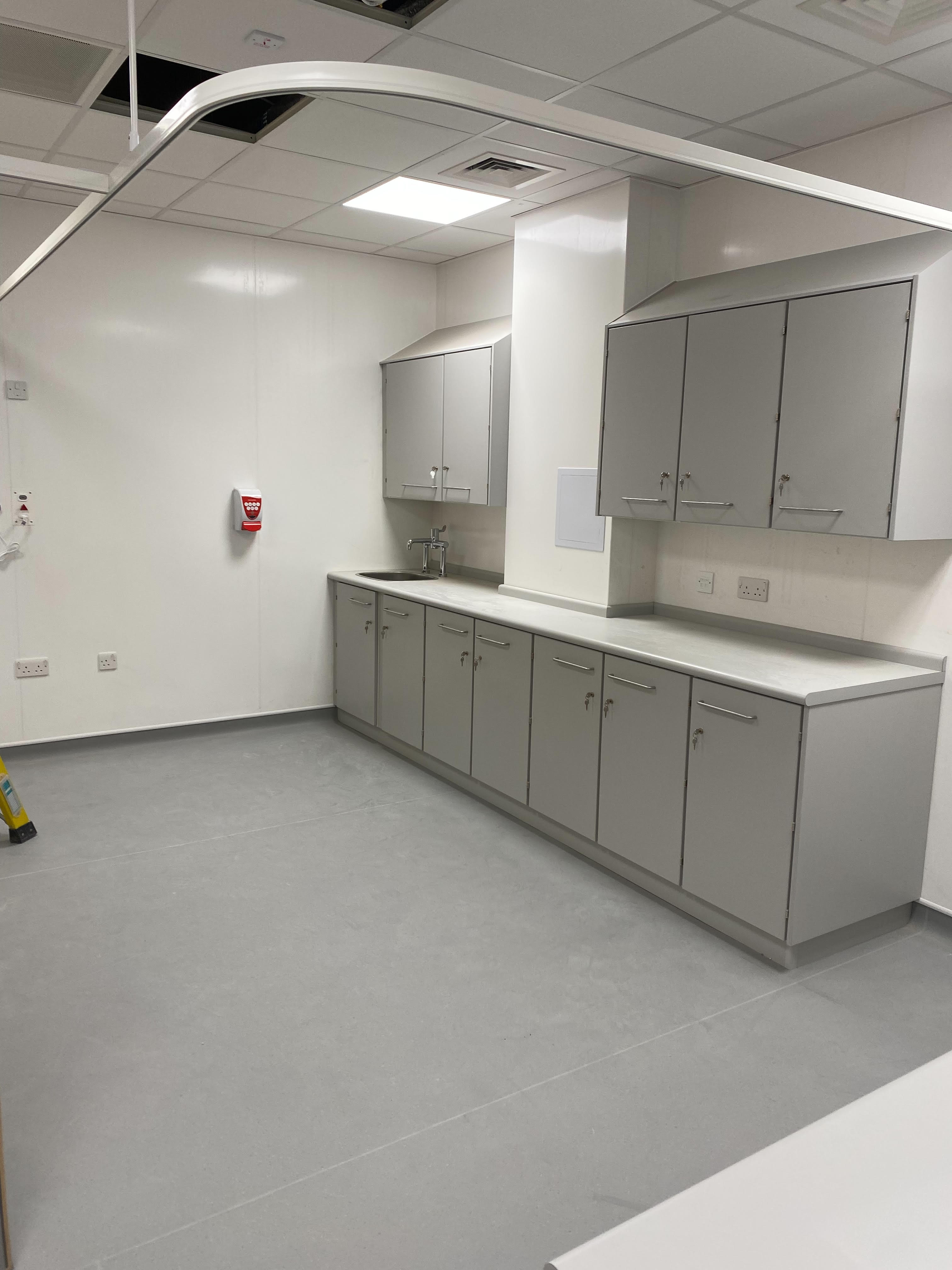 Finished surface for Hygienic wall cladding