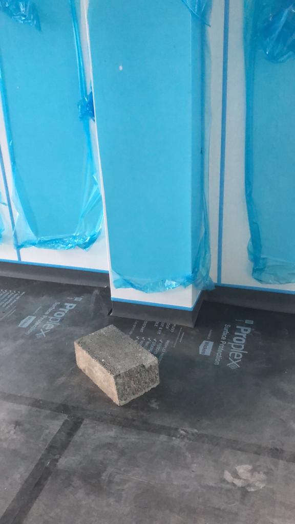 Preparation for Hygienic flooring